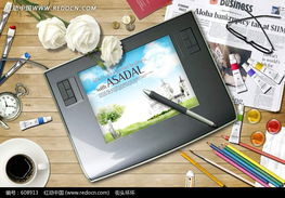 辦公用品集合桌面主題圖片 提升工作環境的視覺享受