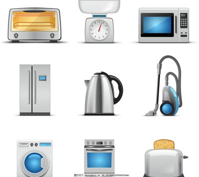 家電矢量圖 現(xiàn)代家居電器的視覺藝術(shù)與實用價值